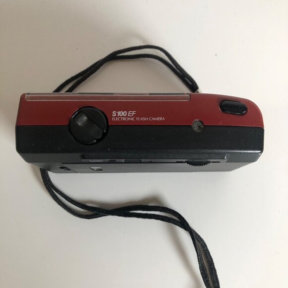 Kodak Red S100EF S Series 35mm Point and Shoot Camera Vintage - Picture 3 of 5